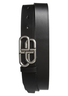 Balenciaga Intertwining Twin-B Leather Belt