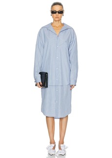 Balenciaga Layered Shirt Dress