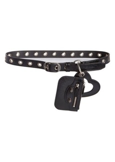 Balenciaga Le Cagole Charm Leather Belt