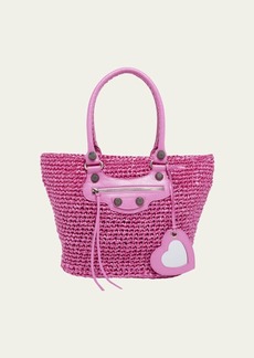 Balenciaga Le Cagole Medium Basket Top-Handle Bag