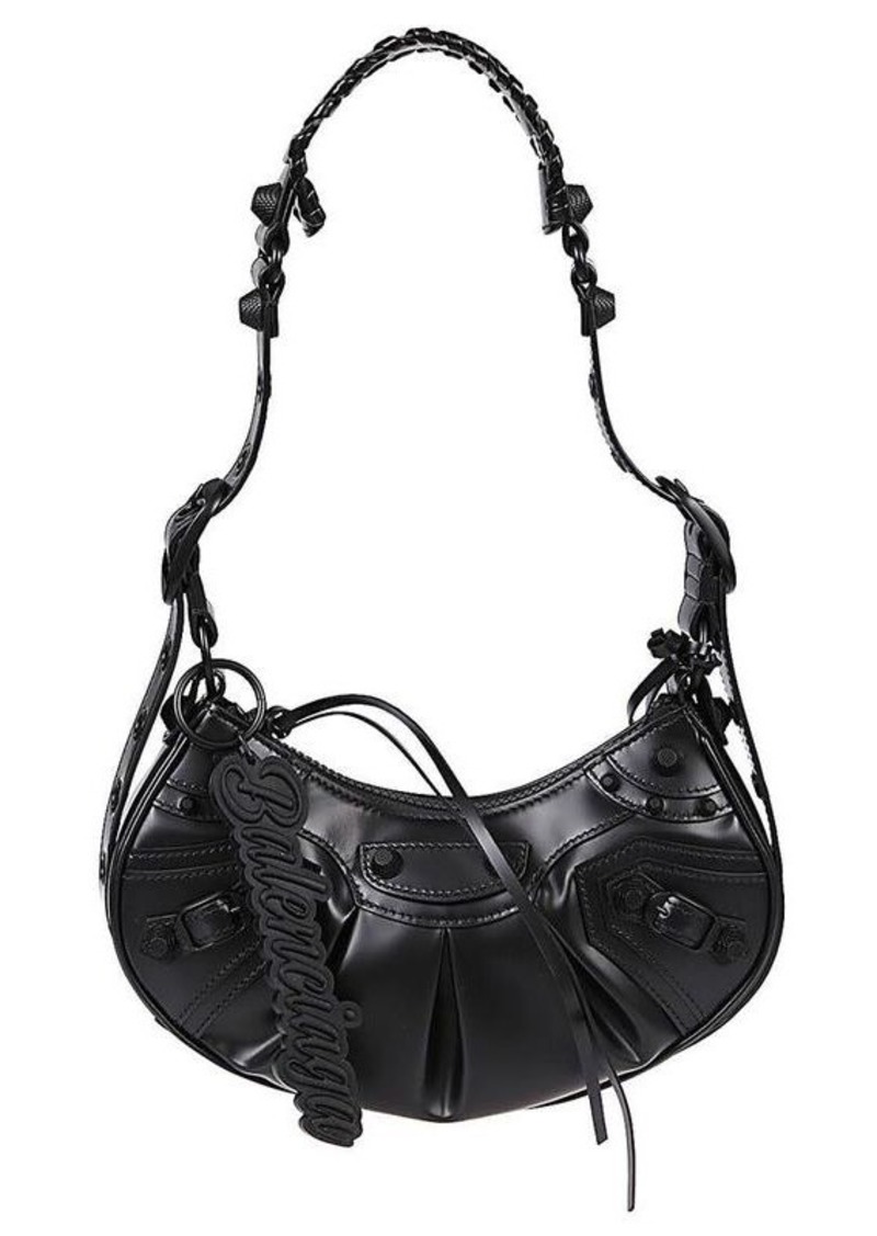 BALENCIAGA Le Cagole XS leather shoulder bag