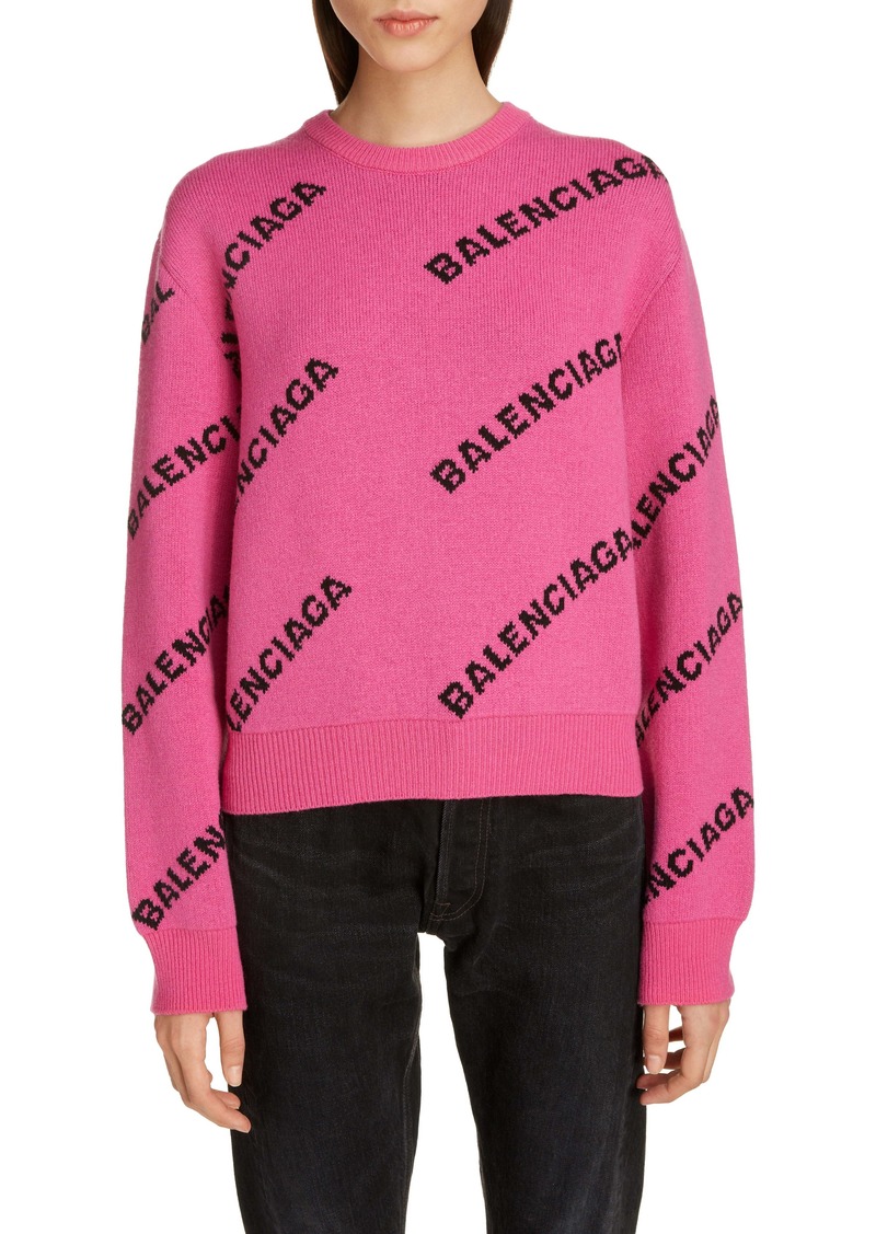 balenciaga cropped sweater