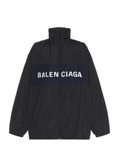 Balenciaga Logo Zip Up Jacket