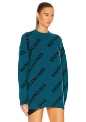 Balenciaga Long Sleeve Crewneck Sweater
