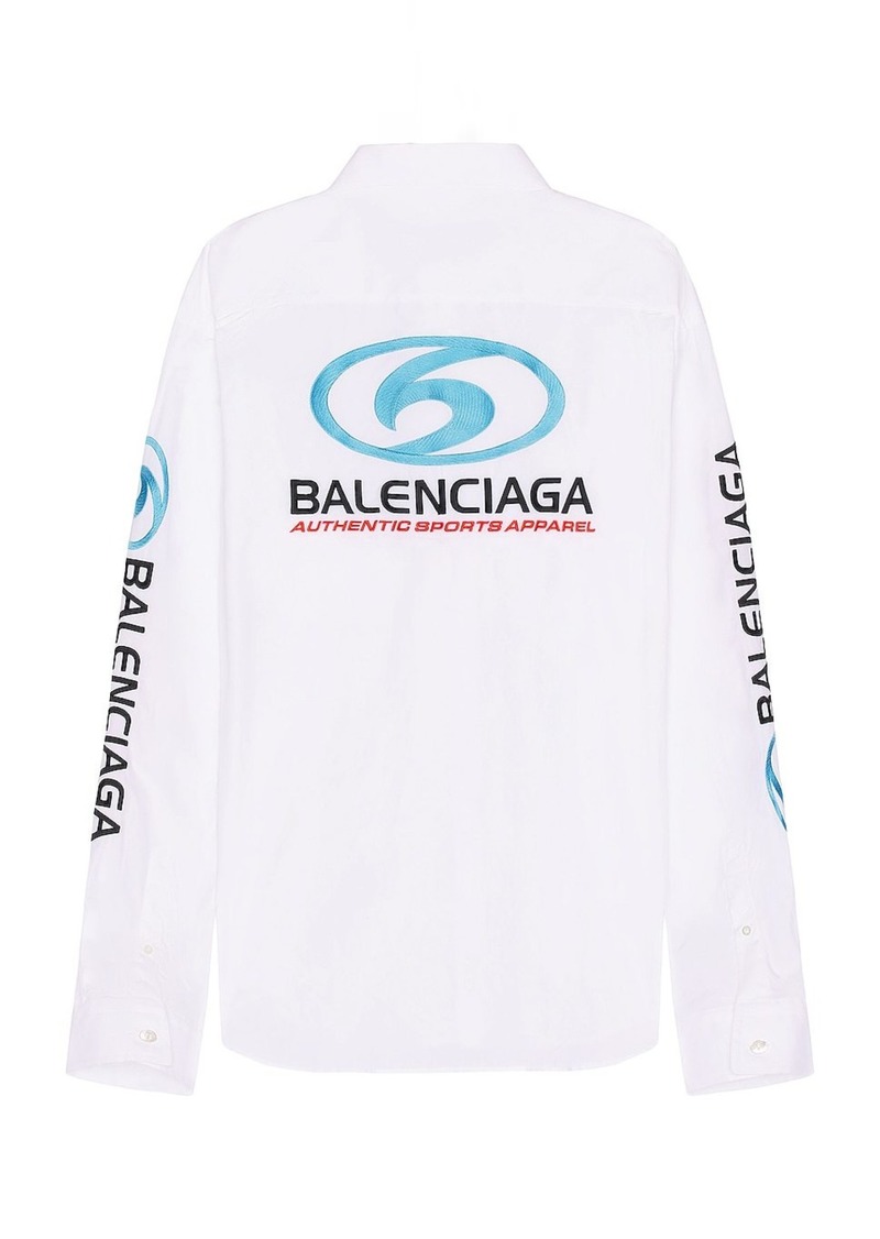 Balenciaga Long Sleeve Large Fit Shirt