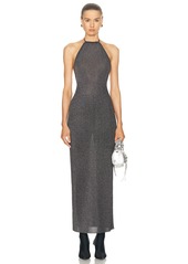 Balenciaga Lurex Halter Dress