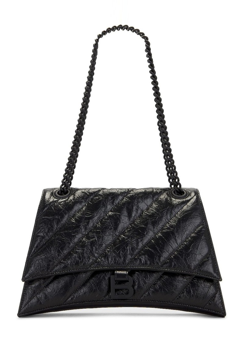 Balenciaga Medium Crush Chain Shoulder Bag