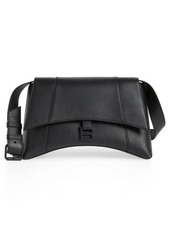 Balenciaga Medium Downtown Leather Shoulder Bag in Black at Nordstrom
