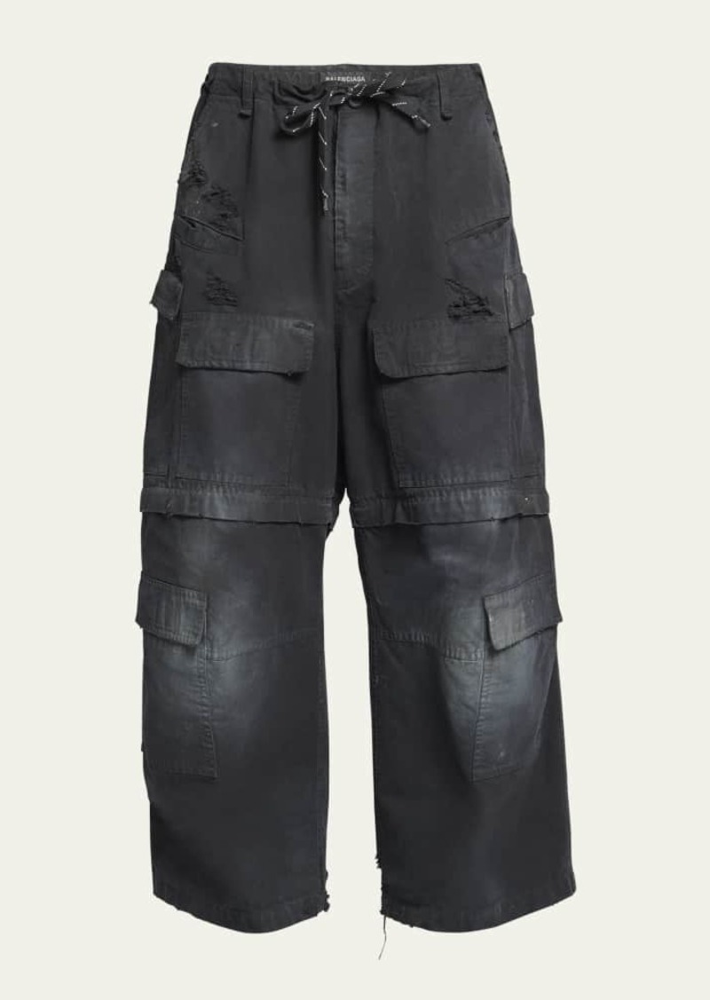 Balenciaga Men's Large Cargo Pants