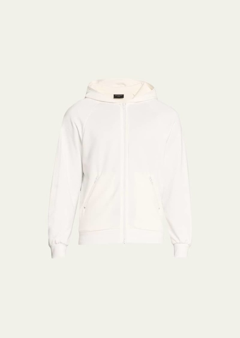 Balenciaga Men's Zip-Up Raglan Hoodie