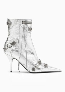 Balenciaga Metallic silver Cagole ankle boot