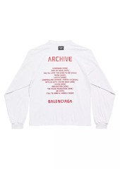 Balenciaga Music Archive Series Connected Long Sleeve T-shirt Medium Fit