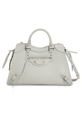 Balenciaga Neo Classic City Leather Top Handle Bag in Light Grey at Nordstrom