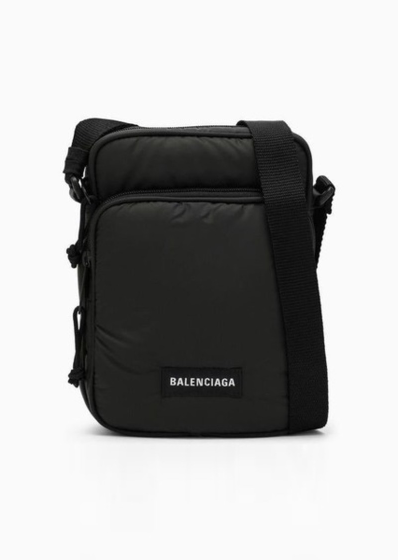 Balenciaga nylon messenger bag