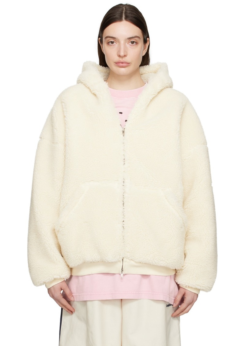 Balenciaga Off-White Patch Jacket