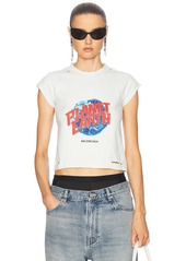 Balenciaga Planet Earth Shrunk T-shirt