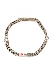 Balenciaga Plate Choker Bracelet Necklace