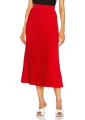 Balenciaga Pleated Midi Skirt