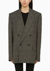 Balenciaga Prince of Wales double-breasted jacket in