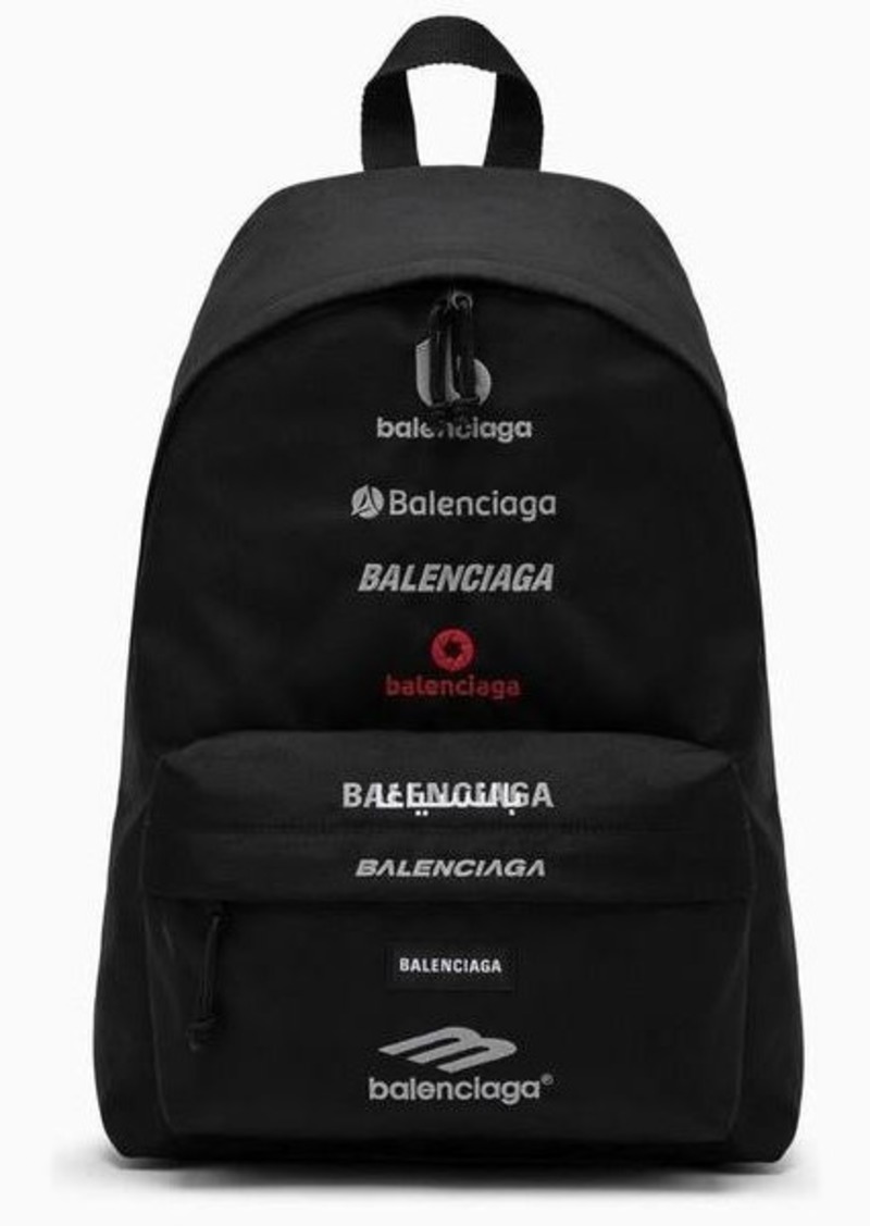 Balenciaga recycled nylon Explorer backpack with logos