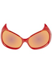 Balenciaga Red Gotham Cat Sunglasses