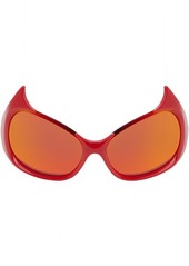 Balenciaga Red Gotham Cat Sunglasses