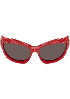 Balenciaga Red Spike Sunglasses