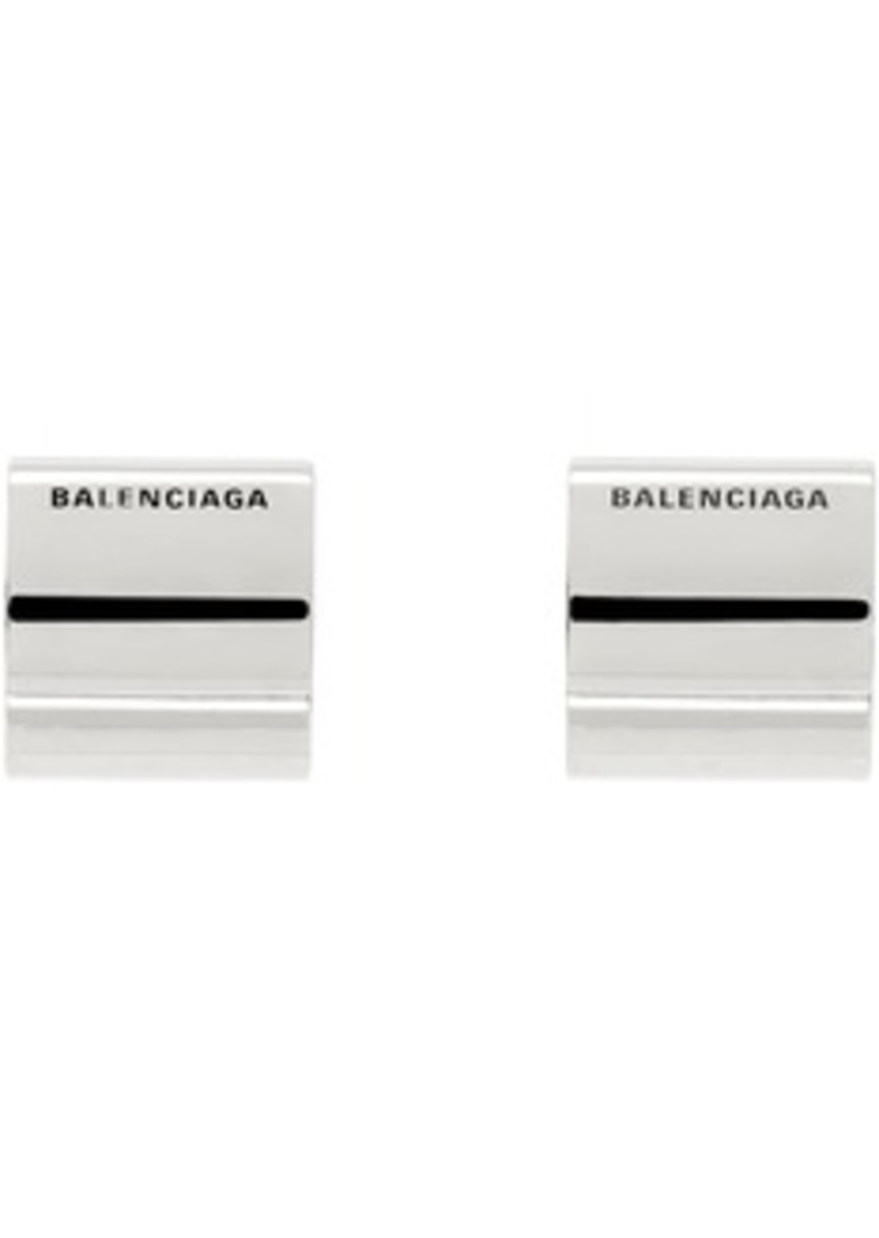 Balenciaga Silver Antique Garage Earrings