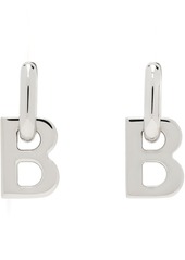 Balenciaga Silver B Chain XS Earrings