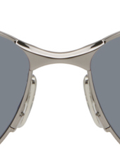 Balenciaga Silver Cat-Eye Sunglasses