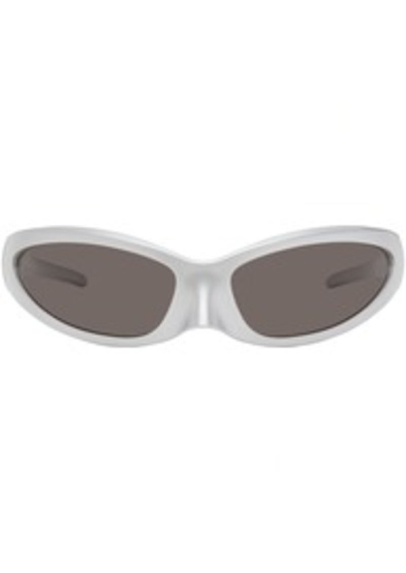 Balenciaga Silver Skin Cat Sunglasses