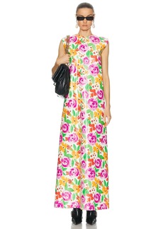 Balenciaga Sleeveless Floral Dress