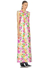 Balenciaga Sleeveless Floral Dress