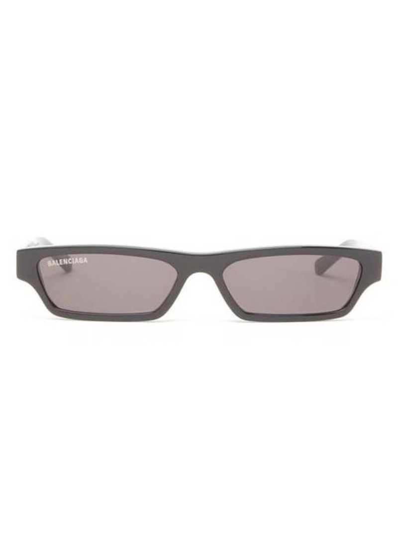 Balenciaga Slim rectangular acetate sunglasses
