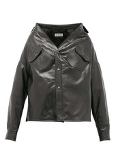 Balenciaga Slouchy leather jacket