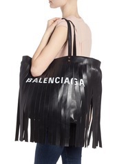 balenciaga laundry fringe bag