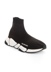 Balenciaga Speed 2.0 LT Sneaker in Black/White/Black at Nordstrom