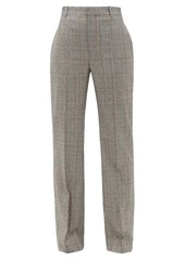 Balenciaga Straight-leg checked wool tailored trousers