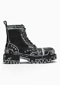 Balenciaga Strike ankle boot with designs