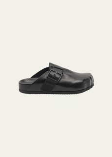 Balenciaga Sunday Leather Buckle Easy Mules