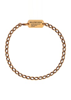Balenciaga Tags Choker Necklace