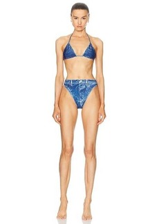Balenciaga Tompe L'oeil Bikini Set