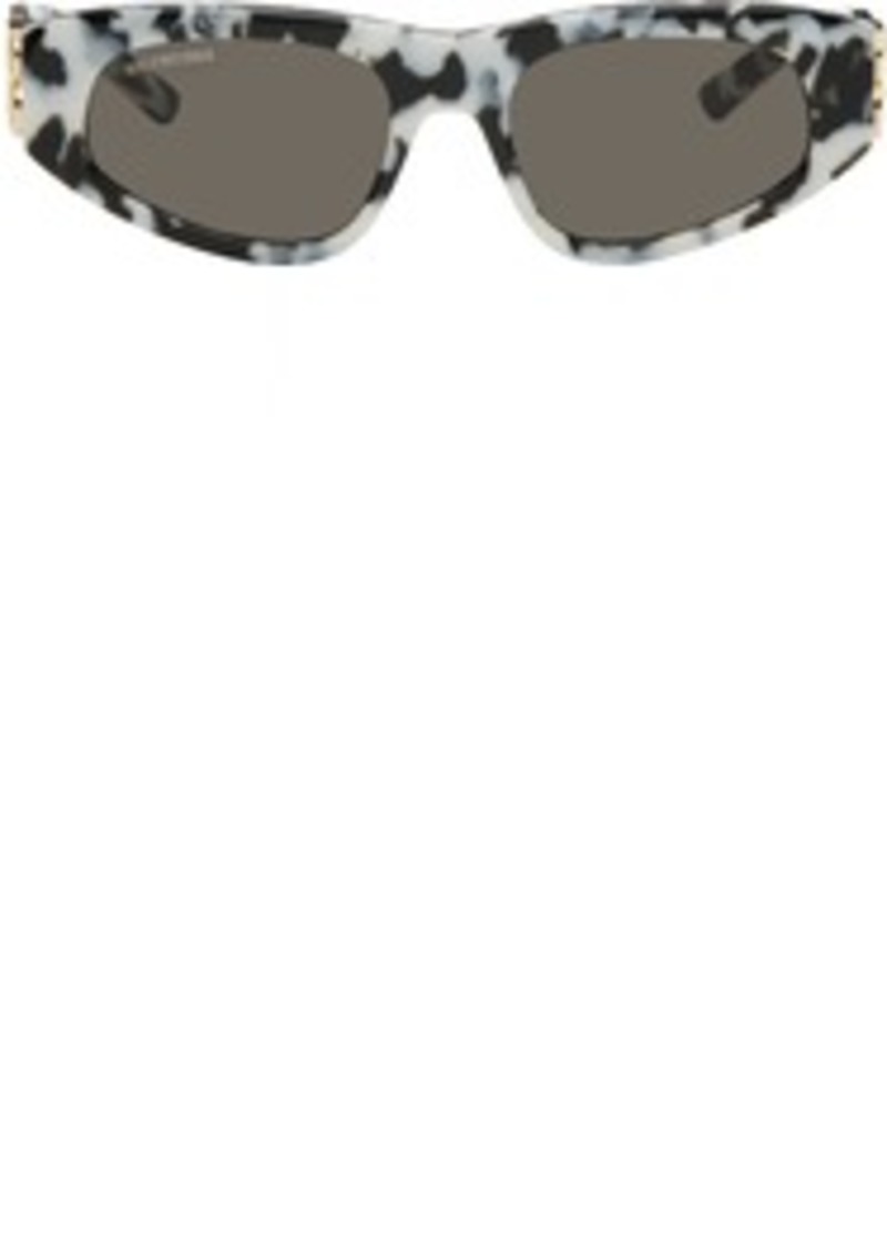 Balenciaga Tortoiseshell Dynasty Oval Sunglasses