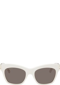 Balenciaga White Dynasty Butterfly Sunglasses