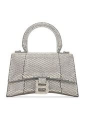 Balenciaga XS All Over Strass Hourglass Top Handle Bag