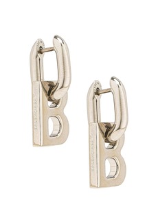 Balenciaga XS B Chain Earrings