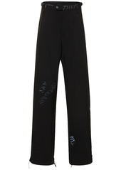 Balenciaga Barathea Fluid Wool Skater Pants