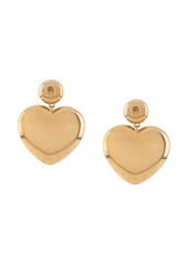 Balenciaga BB heart earrings