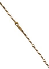 Balenciaga Bb Icon Brass Necklace