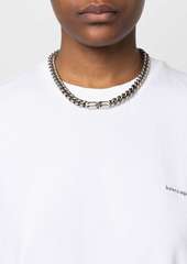 Balenciaga BB Icon gourmette-chain necklace